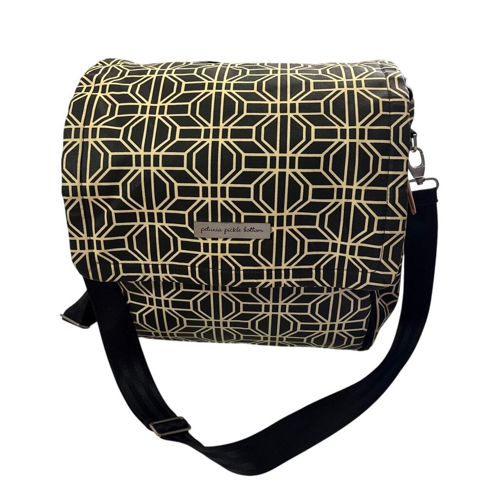 Petunia Pickle Bottom Backpack Diaper Bag Geometric Pattern Travel Changing Pad